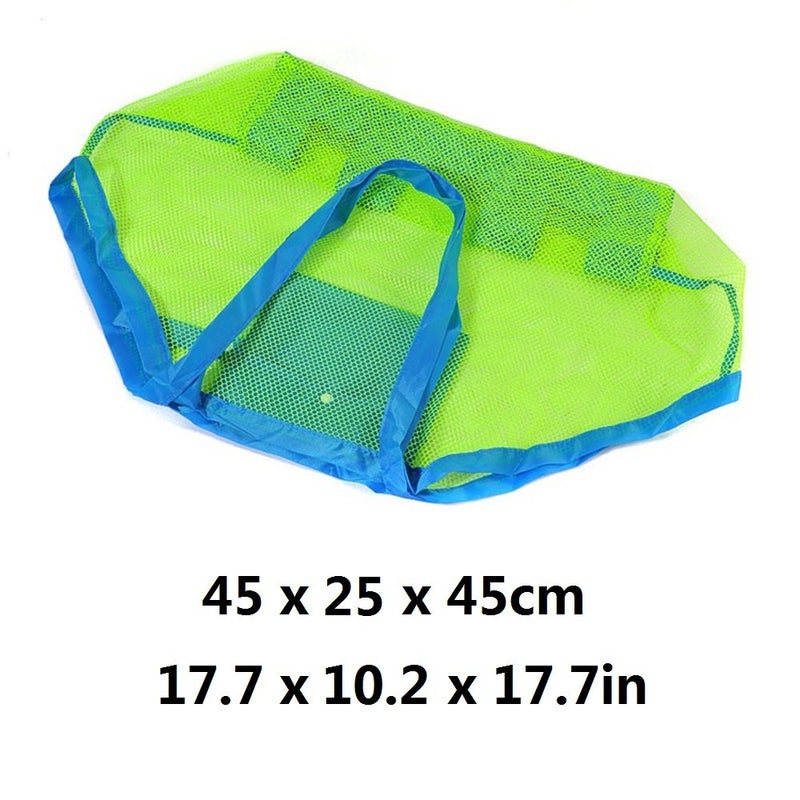 EXKOKORO Ultra Large Mesh Beach Bag Tote, Beach Toys Organizer Storage Bags, Toys & Shell Bag Stay Away from Sand the Beach - Image 4
